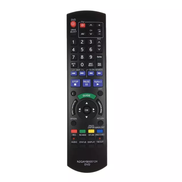 Remote Control Replace For Panasonic N2QAYB000345 DMRXW750 DMRXW850 DVD Recorder