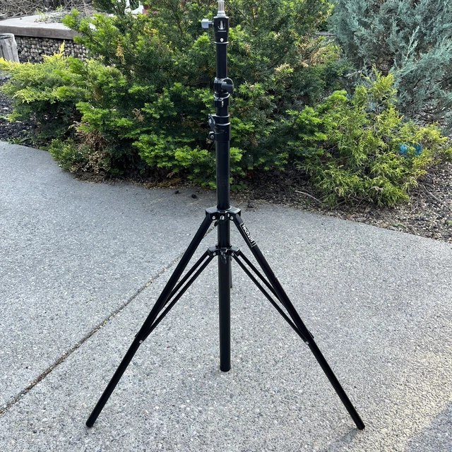 Tech Pro Professional Black 8’ Boom Light Stand Used Tripod Aluminum ￼