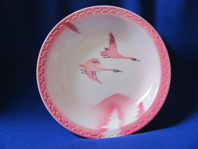 Vintage Restaurant China Traveler Milwaukee Railroad China Round Rim Soup Bowl