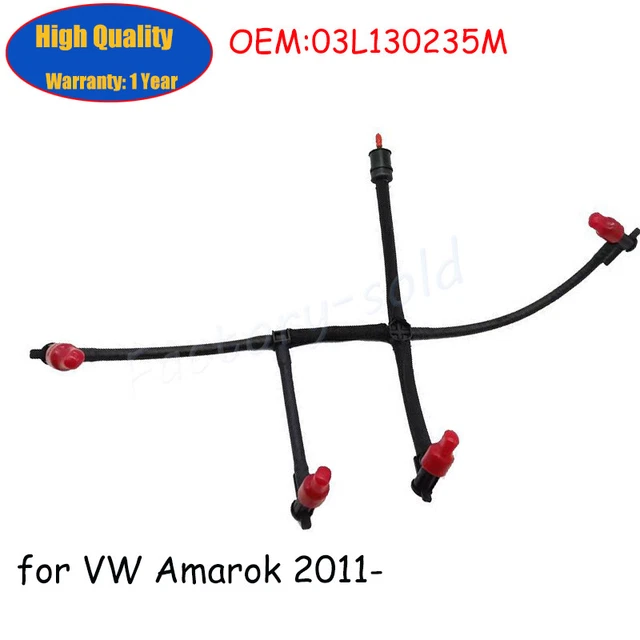 FUEL RETURN LINE Leak Nozzle Injector Overflow Hose for VW Amarok 2011