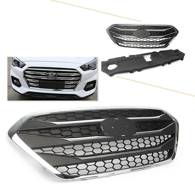 CAR FRONT GRILLE Grill For Hyundai Tucson ix35 20102015 ABS Black
