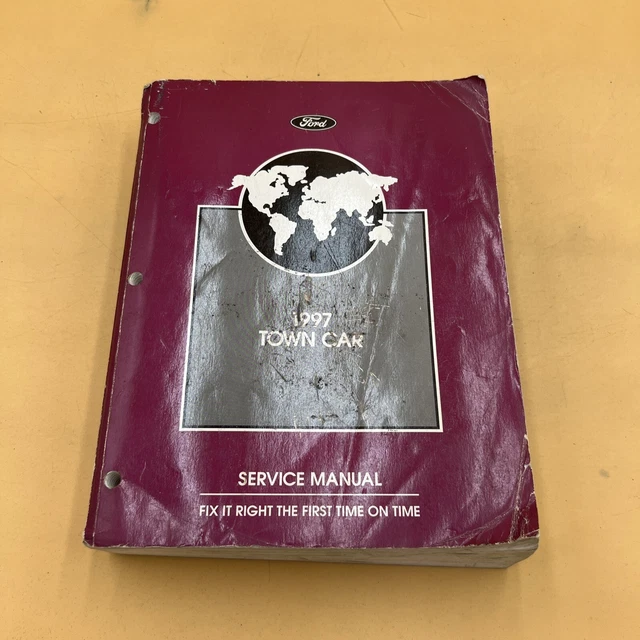 1997 ‘97 Lincoln Motors Town Car Service Repair Shop Manual - Factory OEM