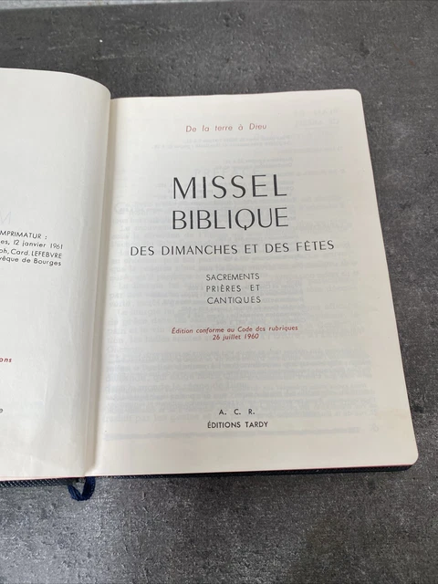 ANCIEN MISSEL ANGE Conducteur Ou Recueil De Prieres 1864 EUR 15,00