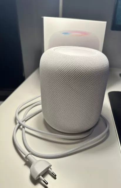 Apple HomePod 2. Gen Smart Lautsprecher - Weiß, guter Zustand, Nichtraucher