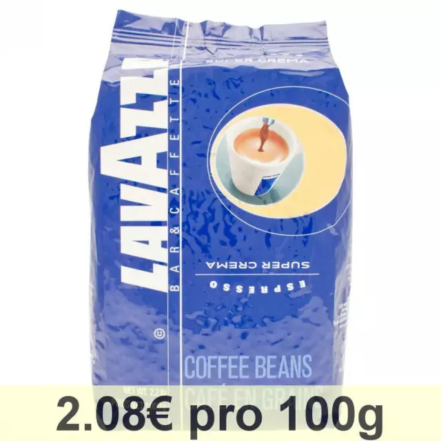 1kg Lavazza Crema E Aroma Espresso en Grain Bleu acheter