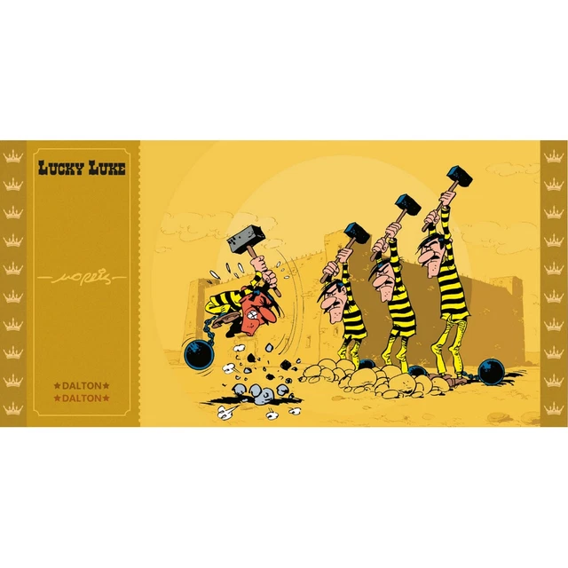 Collectible CK Golden Ticket Lucky Luke (Joe Dalton angry)