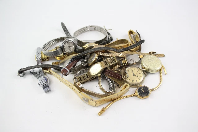 JOB LOT ASSORTED Womens Vintage Mechanical Watches UNTESTED