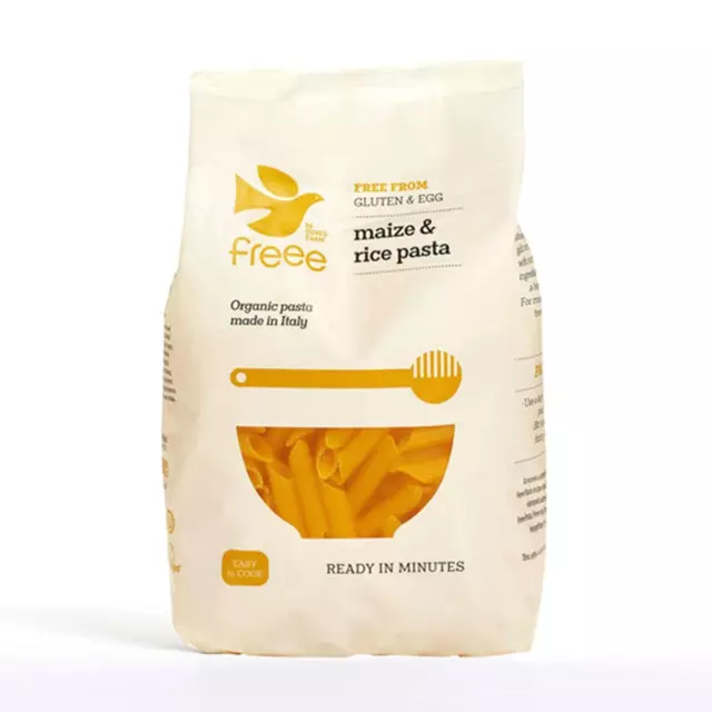 💚 Doves Farm Freee Organic Maize and Rice Penne Gluten Free Pasta 500g