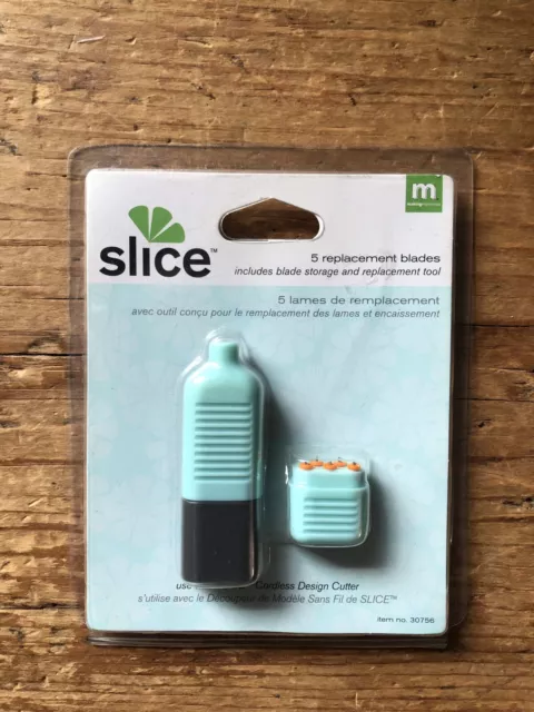 NUEVO Slice Making Memories 5 Hojas de Repuesto para Cortador de Diseño Inalámbrico de Rebanadas