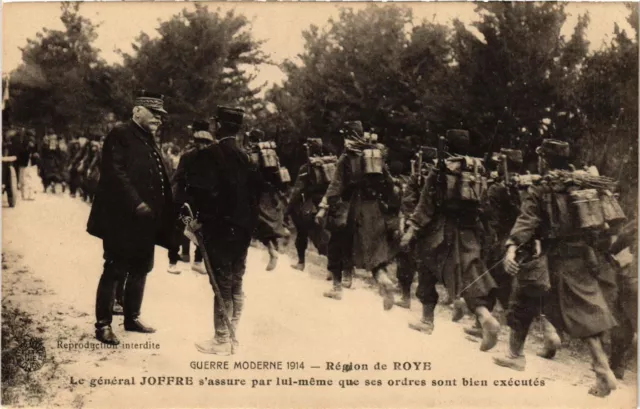 CPA AK Militaire - Region de Roye - Le General Joffre (695736)