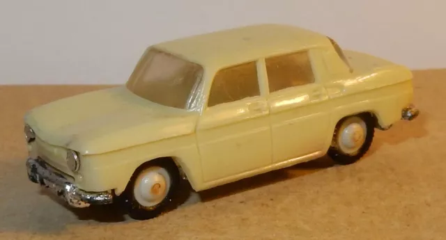 Old Made In France 1962 Micro Norev Ho 1/86 1/87 Renault 8 R8 Vert Jaune #514