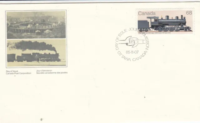 2007 Canada FDC, Railroad, Locomotive