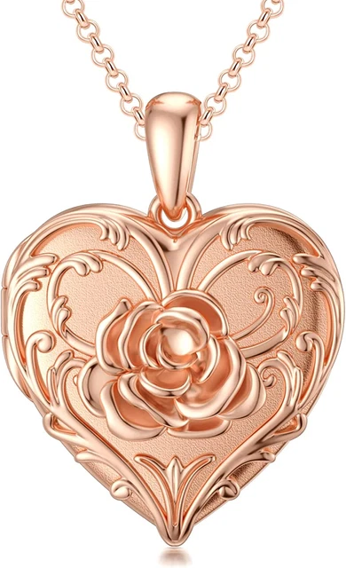 Unique Jewelry SOLID Gold Sunflower Rose Lotus Turtle Celtic Bee Heart Locket Unique Jewelry SOLID Gold Sunflower Rose Lotus Turtle Celtic Bee Heart Locket