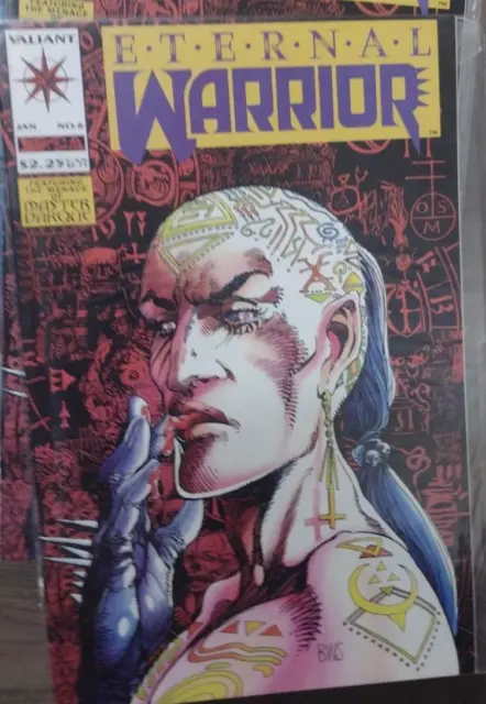 Eternal Warrior  # 6  1993 Valiant Comics Key 2Nd Master Darque Apperance  Bws