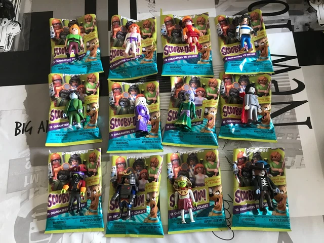 Lot de 12 figurines Playmobil Scooby-Doo complètes et neuves