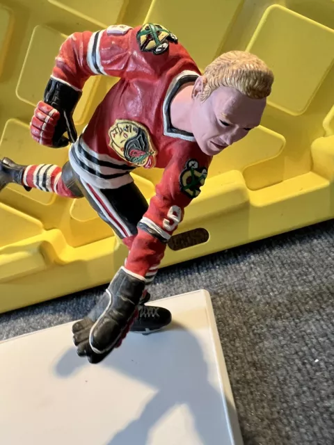 Bobby Hull Prosport Creations Chicago Black Hawks Hockey Signed Figure no Stick