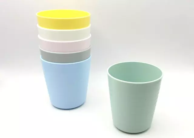 12x Tazas de colores Niños 230ml Camping Oficina KALAS