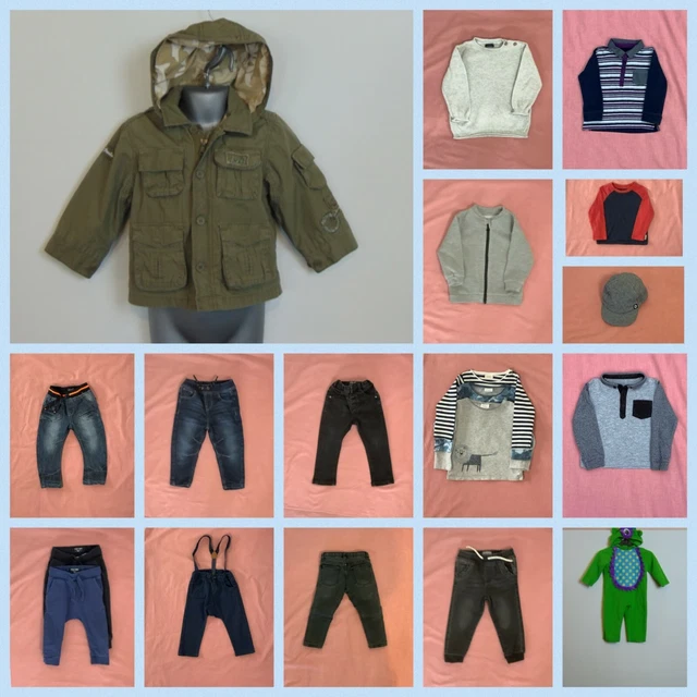 Baby Boys' Tops & Trousers Bundle 12-18 Months - Choose Item