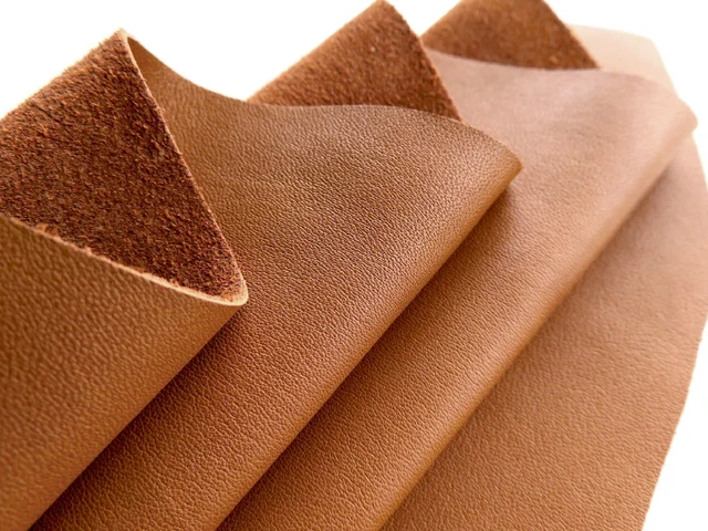 Lederhaut NATUR BRAUN 115x75 1,0mm Oberleder Blankleder Fell LARP Rind Rüstung