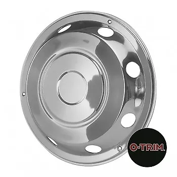 2 x 17.5" Mercedes Front wheel trims hub caps covers stainless steel O-Trim