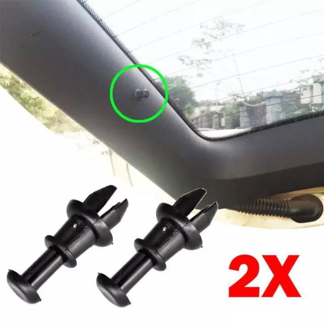 2 Halter Halteband Hutablage Befestigung Clip für VW Golf V VI Tigaun 5N A3