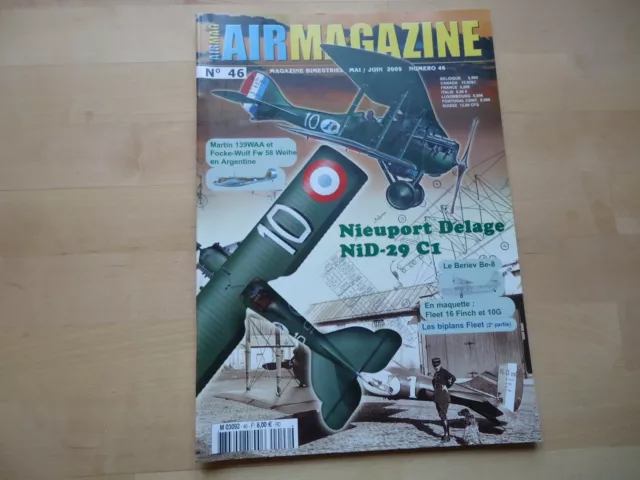 Militaria N°46 Air Magazine Aviation Maquette Modelisme Focke-Wulf Nieuport Nid