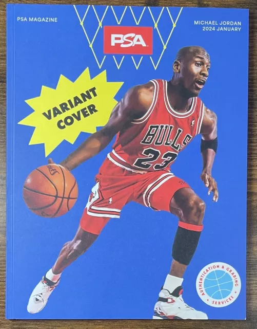 PSA MAGAZINE JANUARY 2024 Michael Jordan Variant Cover 543/1000 75.00