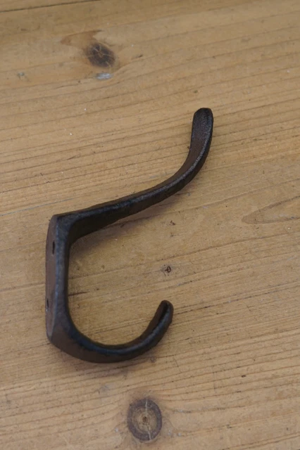 20 Coat Hooks Hat Hook Hall Tree 3" Rustic Towel Vintage Style Cast Iron Wall 5