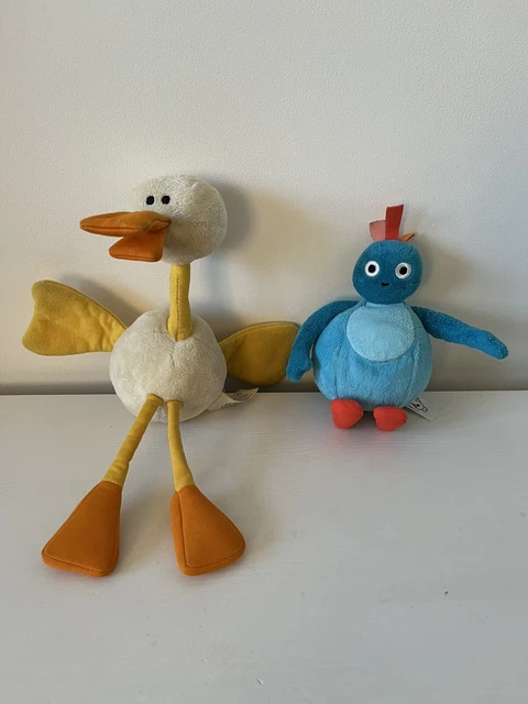 cbeebies-twirlywoos-quacky-bird-duck-soft-plush-toy-with-sounds-rare