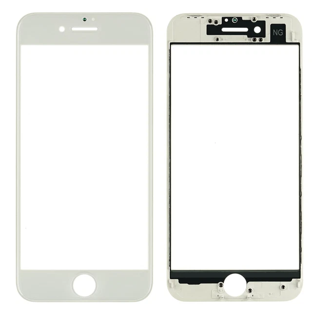 Ng-Pro Verre D'Affichage Cadre Oca pour IPHONE 8 Blanc