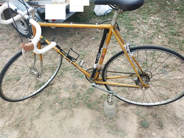 Vélo peugeot vintage femme de ville Collaboration André Courrèges année 80