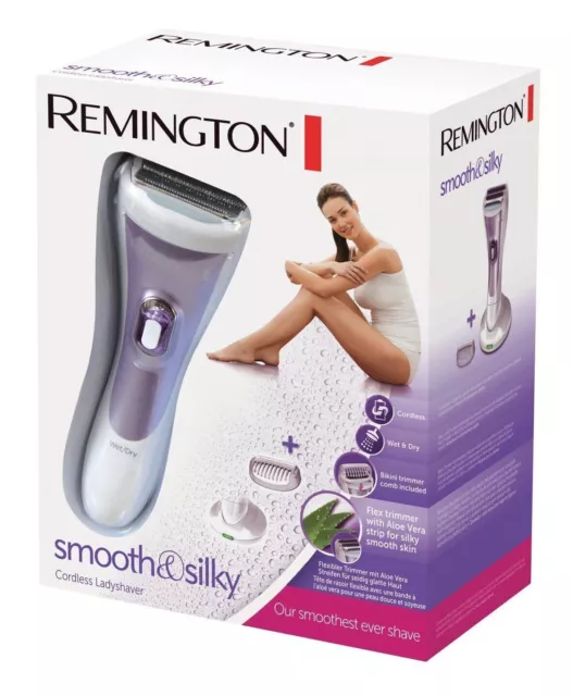 Remington WDF4840 Double Foil Head Cordless Womens Wet & Dry Smooth Lady Shaver