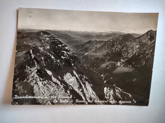 Boscochiesanuova Verona La valle di Ronchi dal belvedere della seggiovia Foto