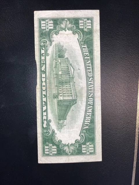 1953 ($10) Ten Dollar Blue Seal Silver Certificate 2