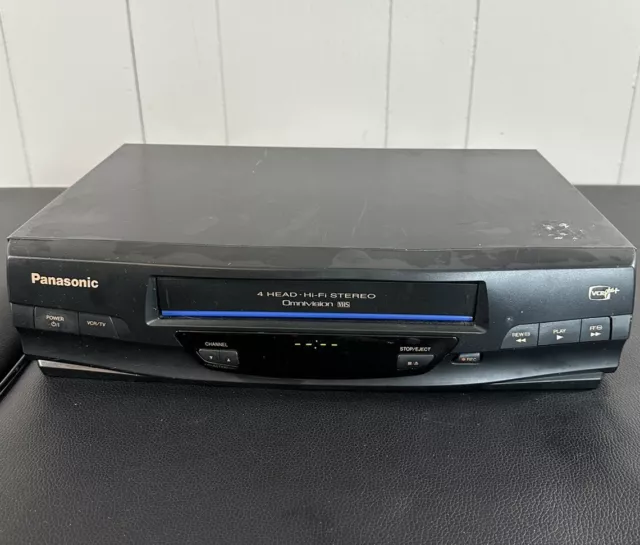 Panasonic PV-V4520 VCR VHS Recorder 4 Head Hi-Fi Blue Line Omnivision Tested