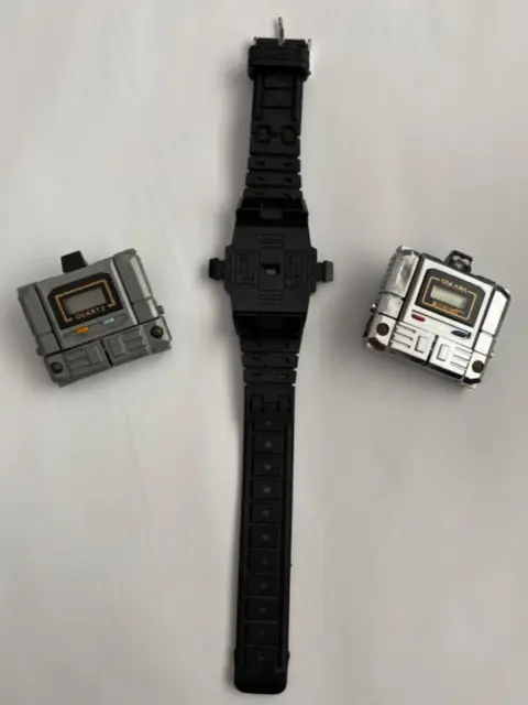 1983 TAKARA Kronoform & Quartz Transformers Watches -Extremely Rare silver model