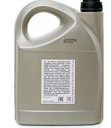 5 Litri Olio Motore Originale Opel Gm 5W30 Dexos 2 Acea C3 Api Sn/Cf Longlife 2