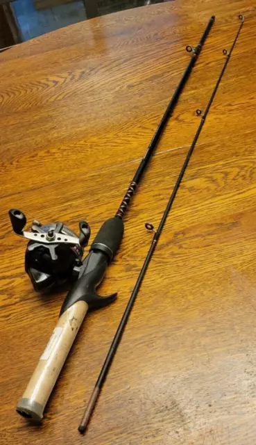 ZEBCO 202 SPIN Casting Fishing Reel w Dura Action 562M 6' 6 Rod Combo  $24.99 - PicClick