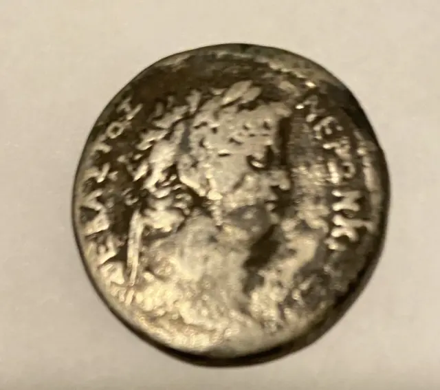 Ancient Exciting Nero Silver Tetradrachm of  Antioch