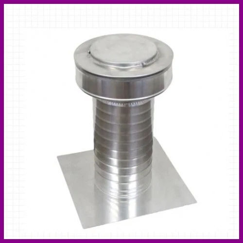 6 In. Dia Keepa Vent an Aluminum Roof Vent for Flat Roofs
