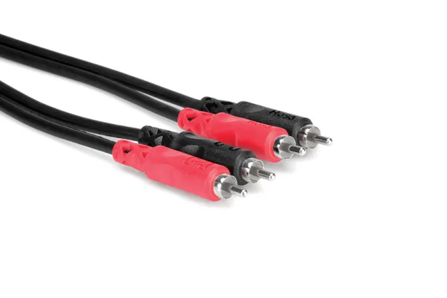 Hosa CRA-203 Stereo Interconnect Dual RCA to Same Cable Speaker Wire 3m 9.8ft