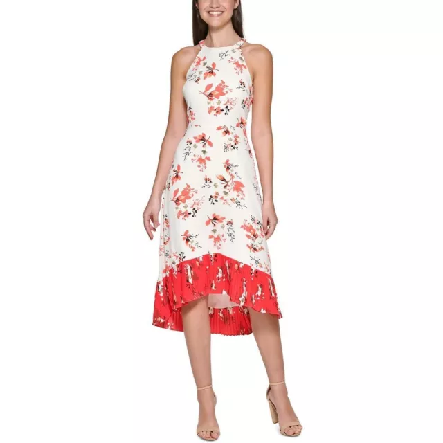 Kensie Women’s Halter Hi-Low Floral Midi Dress Size 16