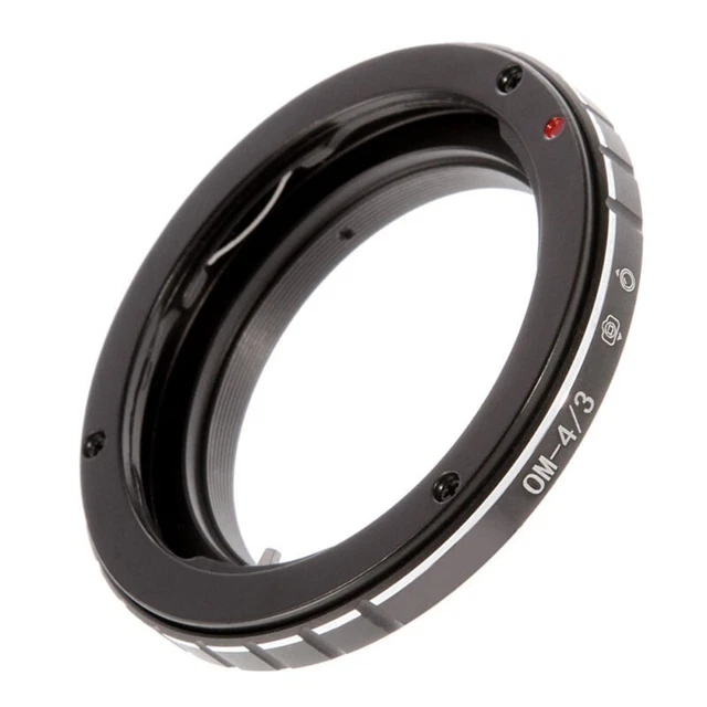 Bague adaptateur d'appareil photo pour objectif aux quatre tiers avec commande m
