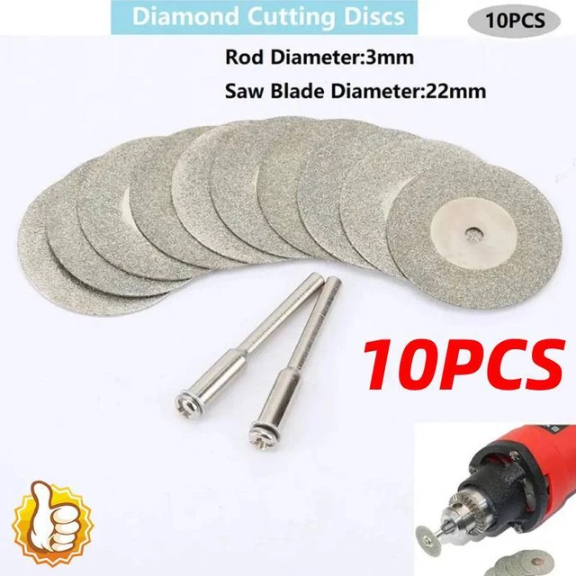 10XDIAMOND CUTTING WHEELS For DremelRotary Tool Die Grinder Metal Cut