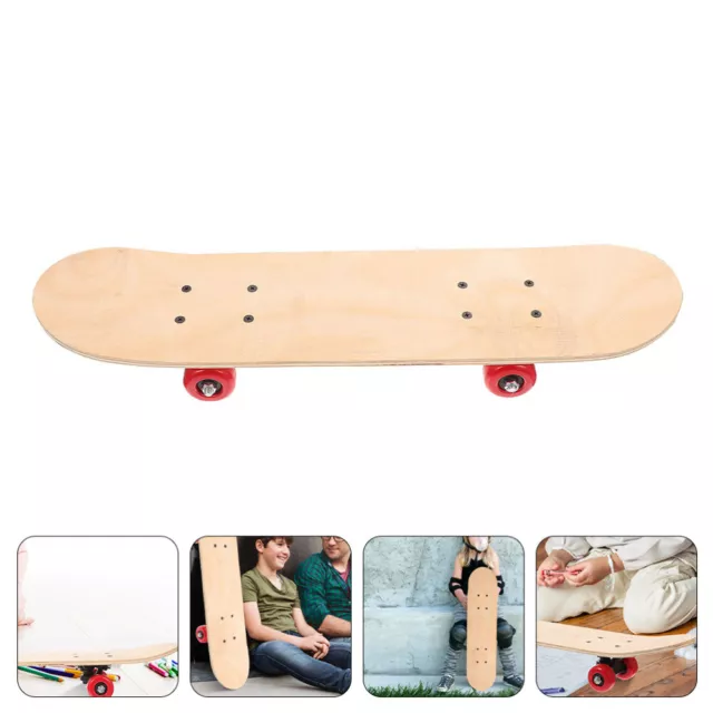 Skateboard Wooden Child Outdoor Gifts for Adults Retro Toys Basic