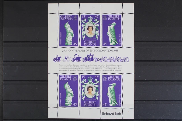Gilbert-Inseln, MiNr. 307-309, Kleinbogen, postfrisch / MNH - 633566