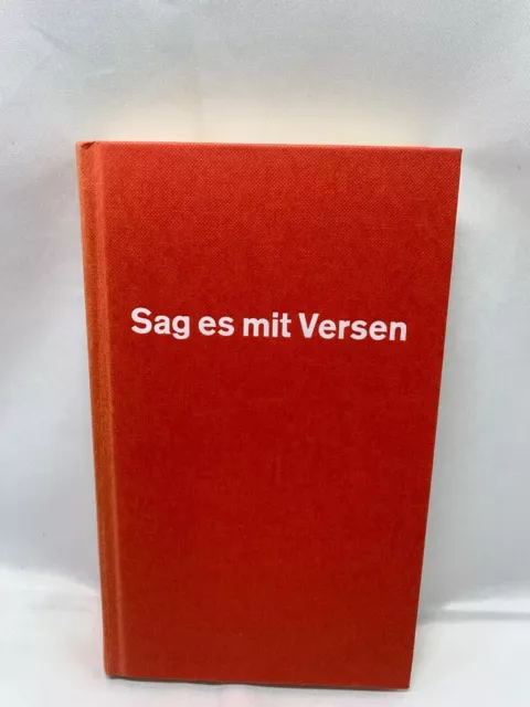 Sag Es Mit Versen Buch Friedrich Morgenroth