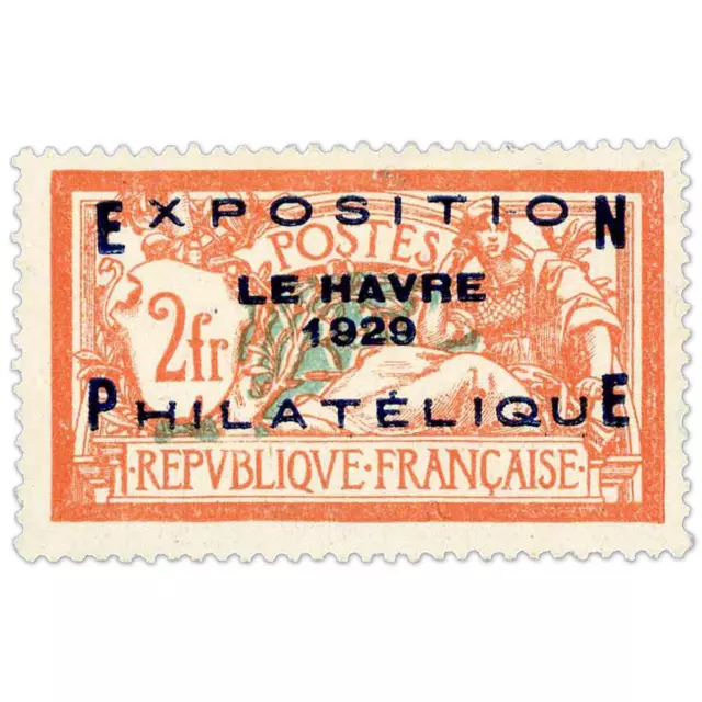 France N° 257A Exposition Philatélique Du Havre Timbre Neuf Avec Charnière 1929