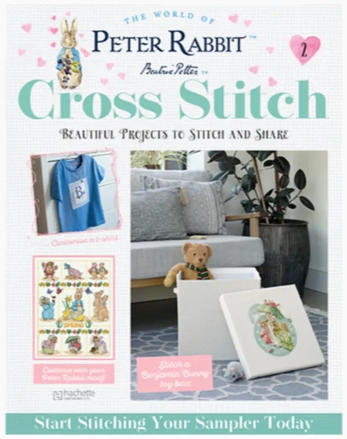 Hachette Beatrix Potter Peter Rabbit Cross Stitch Partwork Collection #2 2