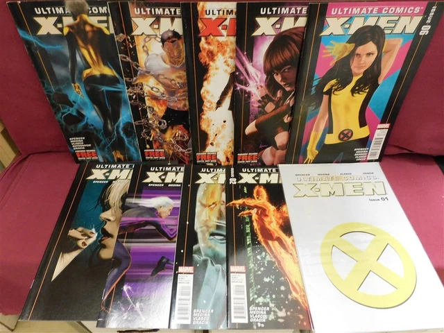 Ultimate Comics X-Men 1 2 3 4 5 6 7 8 9 10 Marvel Comic Run Spencer 2011 Vf/Nm